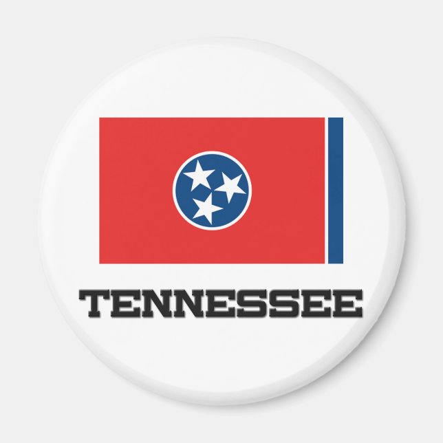 Imán Bandera de Tennessee (Frente)