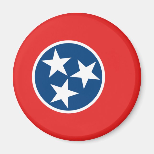 Imán Bandera de Tennessee (Frente)