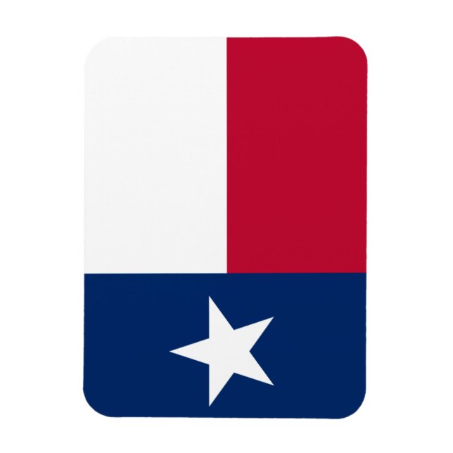 Imán Bandera de Texas (Vertical)
