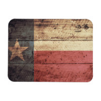 Bandera de Texas de madera vieja
