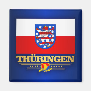 Imán Bandera de Thuringen (Turingia)