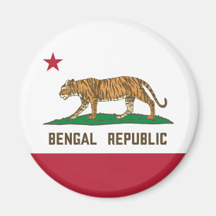 Imán Bandera de tigre de la República Bengalí Orgullo b