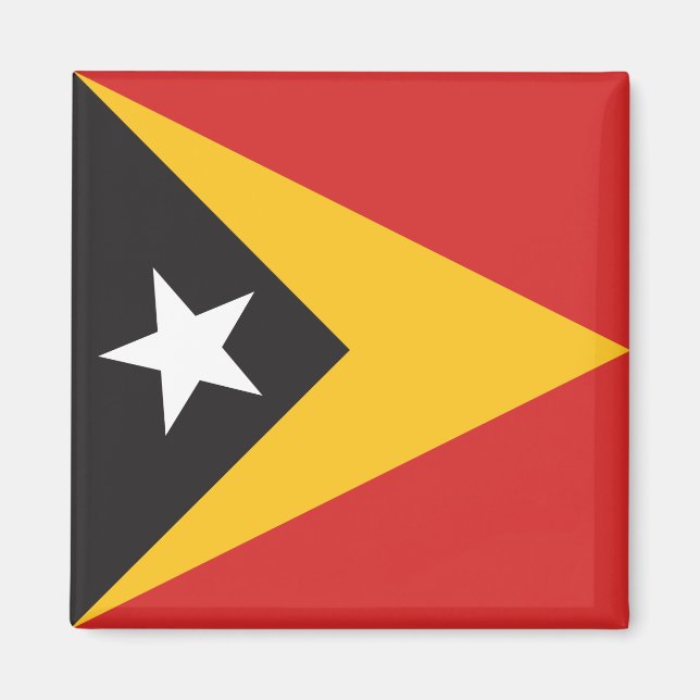 Imán Bandera de Timor Oriental (Frente)