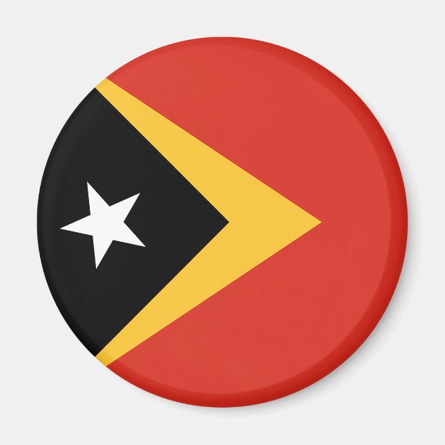 Imán Bandera de Timor Oriental (Frente)