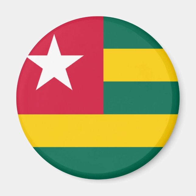 Imán Bandera de Togo (Frente)