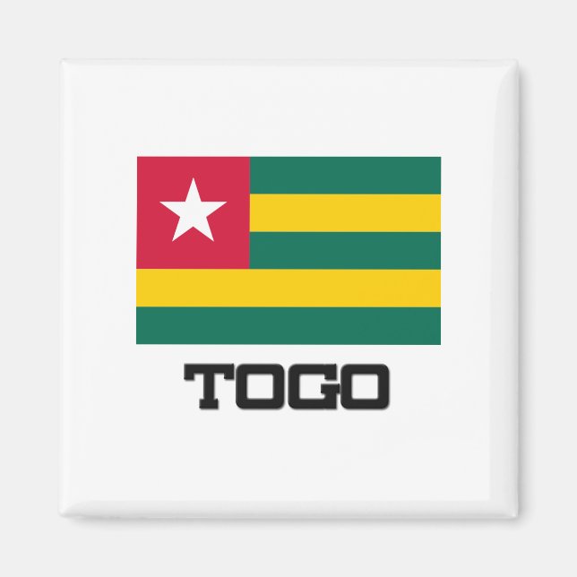 Imán Bandera de Togo (Frente)