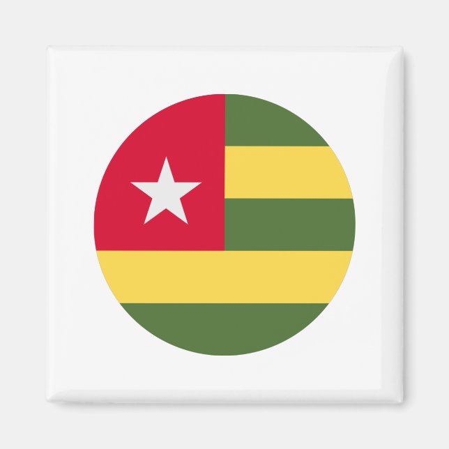 Imán Bandera de Togo (Frente)
