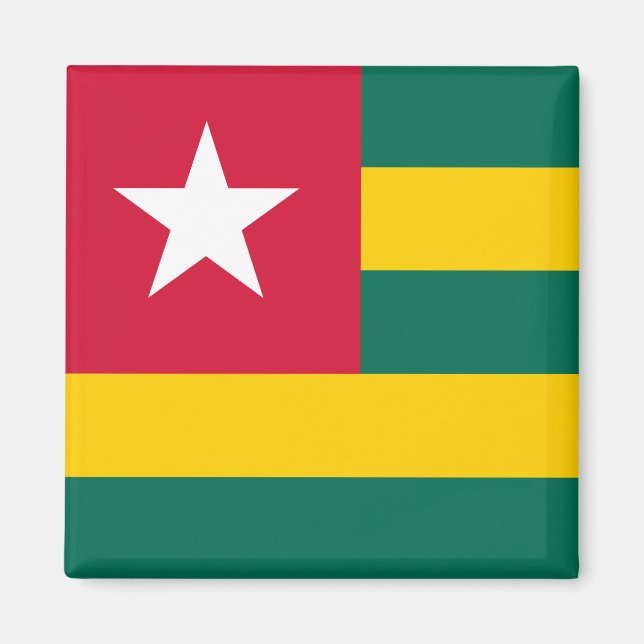 Imán Bandera de Togo (Frente)