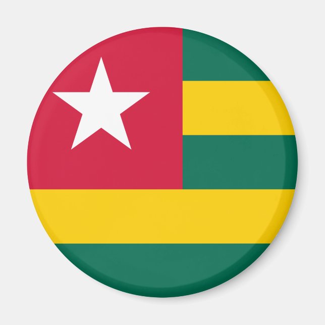 Imán Bandera de Togo (Frente)