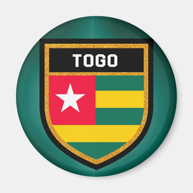 Imán Bandera de Togo (Frente)