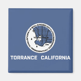 Imán Bandera de Torrance (California)