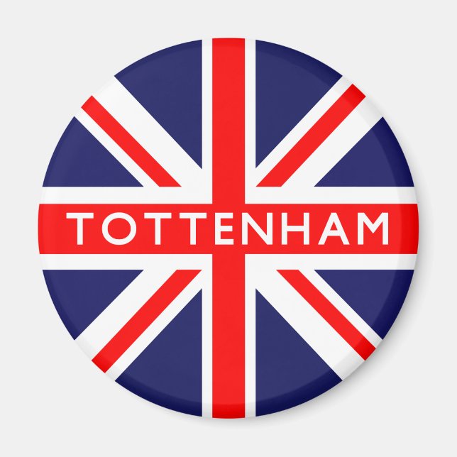 Imán Bandera de Tottenham UK (Frente)