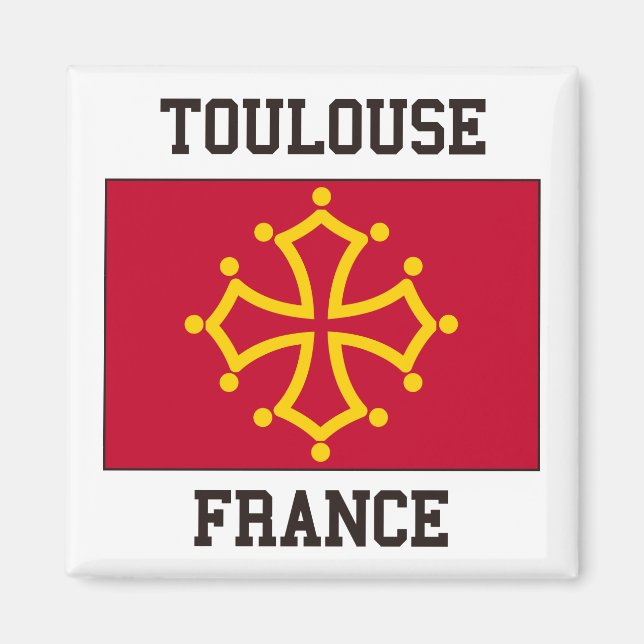 Imán Bandera de Toulouse (Frente)