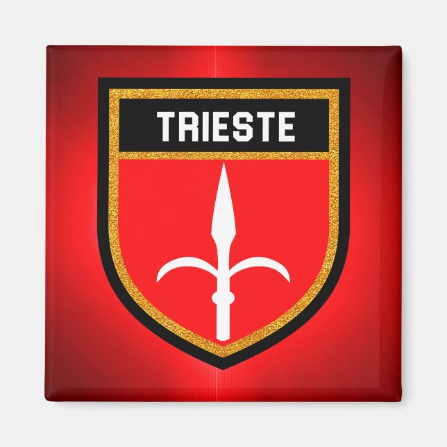 Imán Bandera de Trieste (Frente)