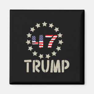 Imán Bandera de Trump 2024 (en broma) lleva a Estados U