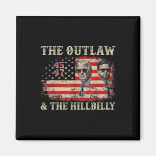 Imán Bandera de Trump 2024 Hillbilly J.d.vance 2024 Do