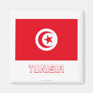 Imán Bandera de Túnez con nombre