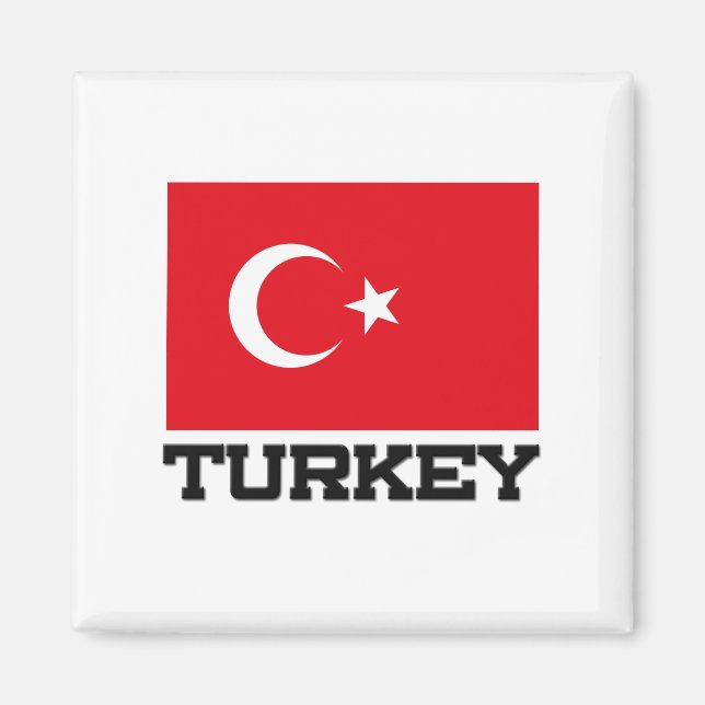 Imán Bandera de Turquía (Frente)