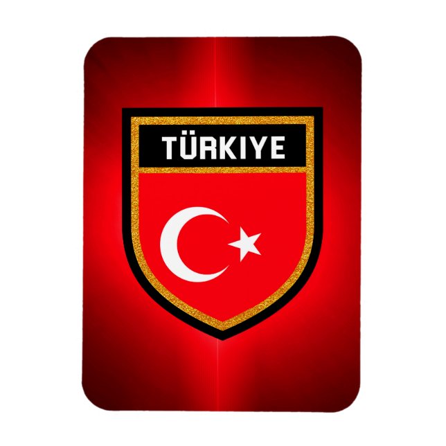 Imán Bandera de Turquía (Vertical)