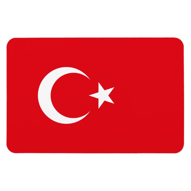 Imán Bandera de Turquía (Horizontal)