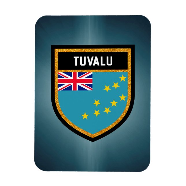 Imán Bandera de Tuvalu (Vertical)