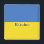 Imán Bandera de Ucrania<br><div class="desc">imán de bandera de Ucrania</div>