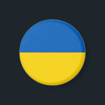 Imán Bandera de Ucrania<br><div class="desc">Bandera de Ucrania</div>