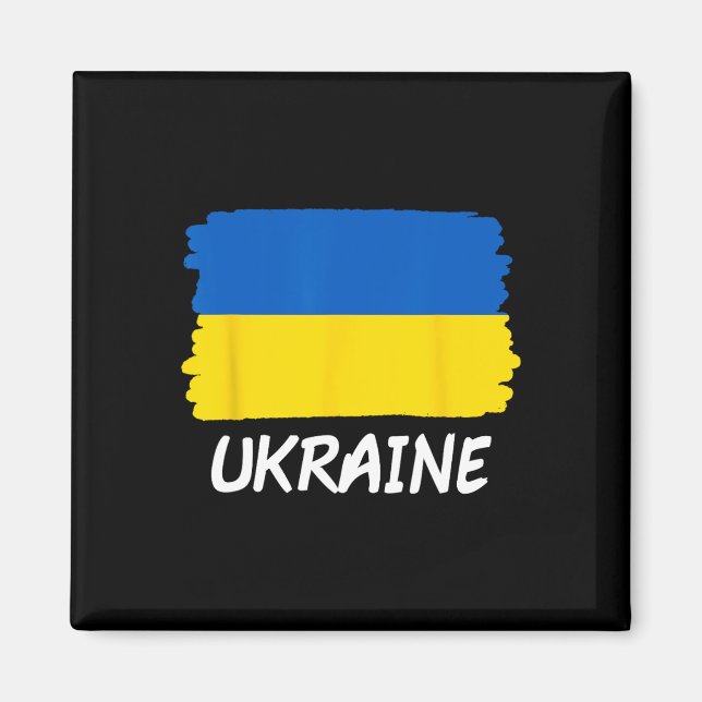 Imán Bandera de Ucrania  (Frente)