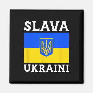 Imán Bandera de Ucrania Orgullo País Slava Ukraini 1