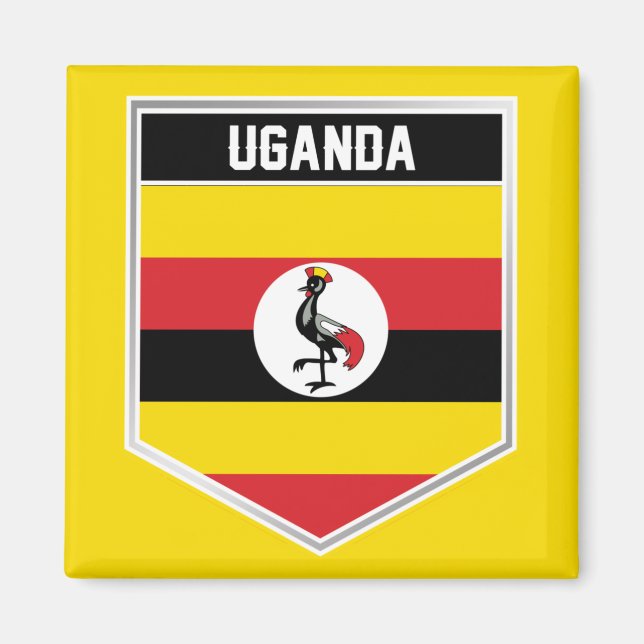 Imán Bandera de Uganda (Frente)