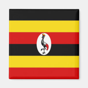 Imán Bandera de UGANDA para el grupo UG001, África, Fri