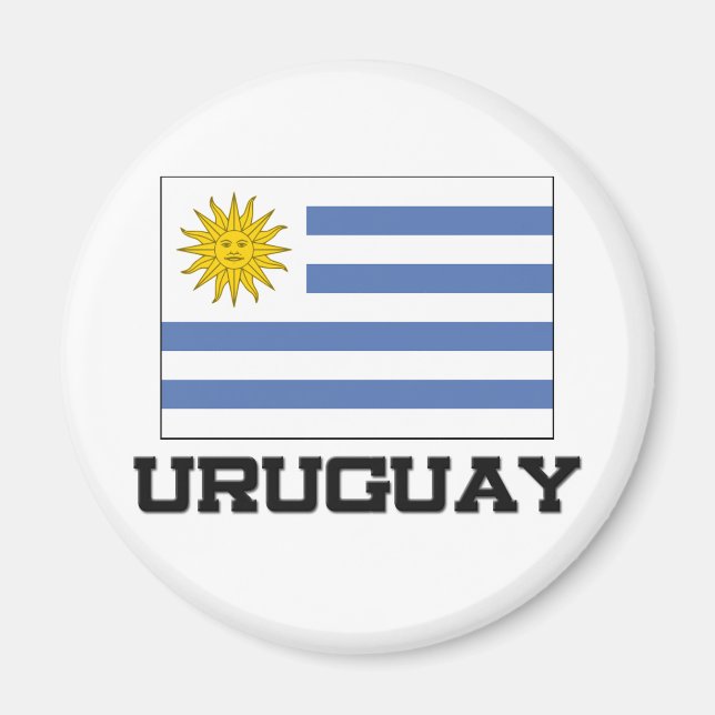 Imán Bandera de Uruguay (Frente)