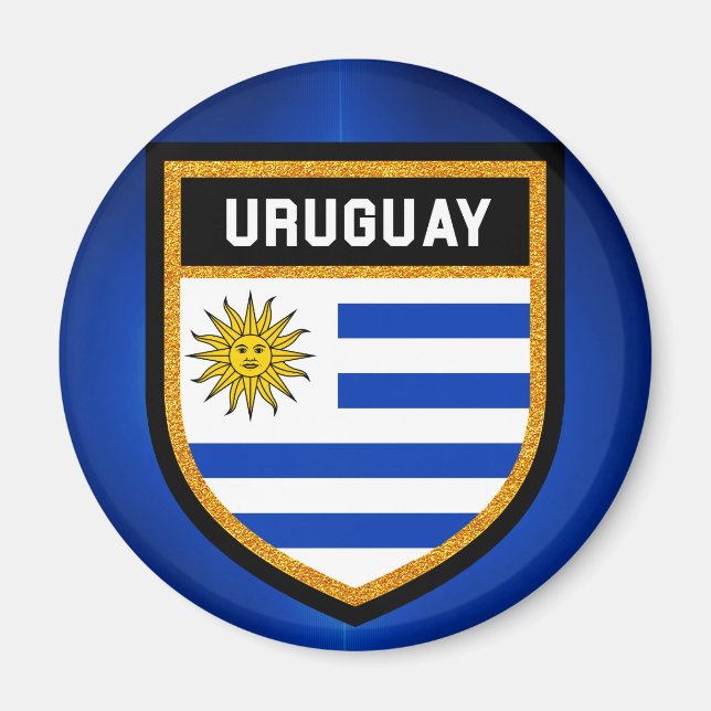 Imán Bandera de Uruguay (Frente)