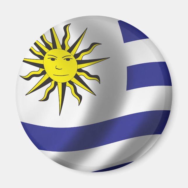 Imán Bandera de Uruguay (Frente)