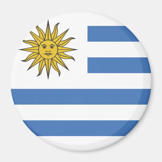 Imán Bandera de Uruguay (Frente)