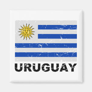 Imán Bandera de Uruguay de época