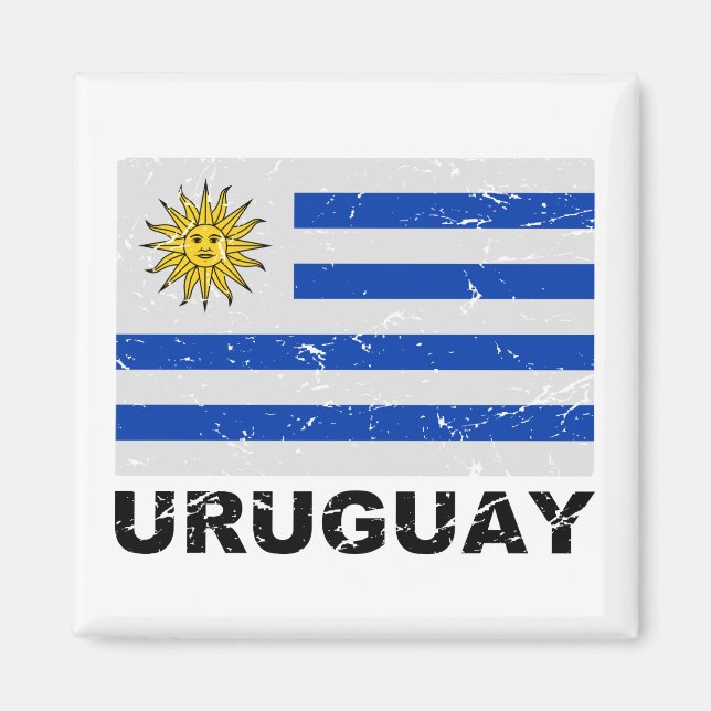 Imán Bandera de Uruguay de época (Frente)
