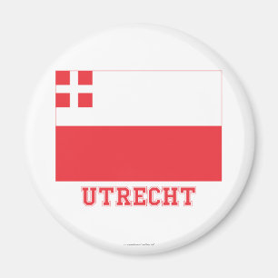 Imán Bandera de Utrecht con nombre