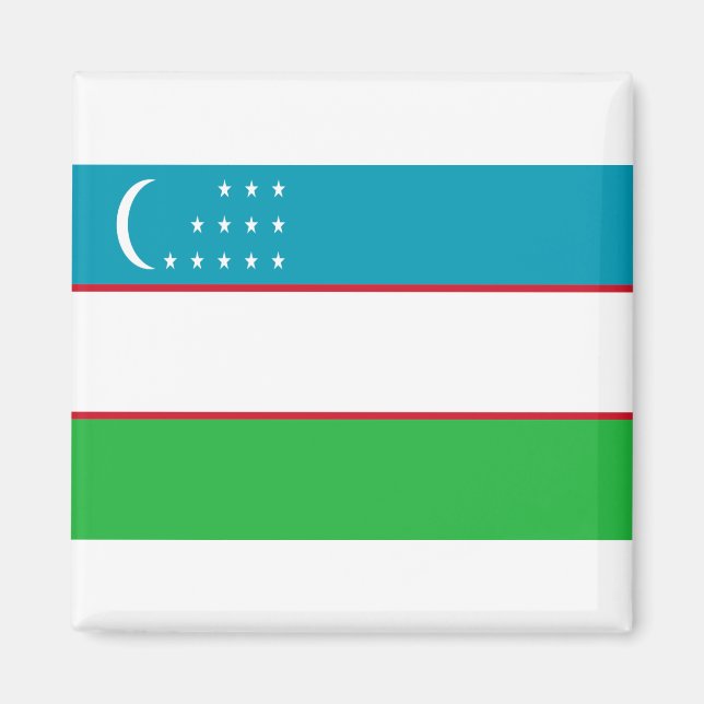 Imán Bandera de Uzbekistán (Frente)