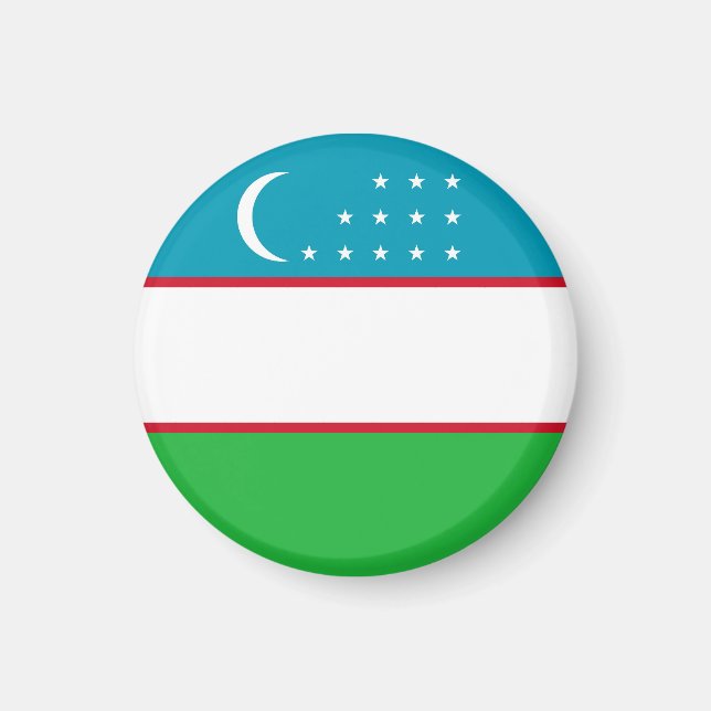 Imán Bandera de Uzbekistán (Frente)
