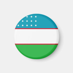 Imán bandera de uzbekistán