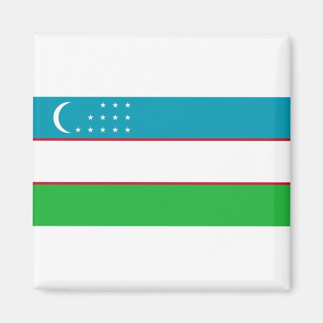 Imán Bandera de Uzbekistán (Frente)