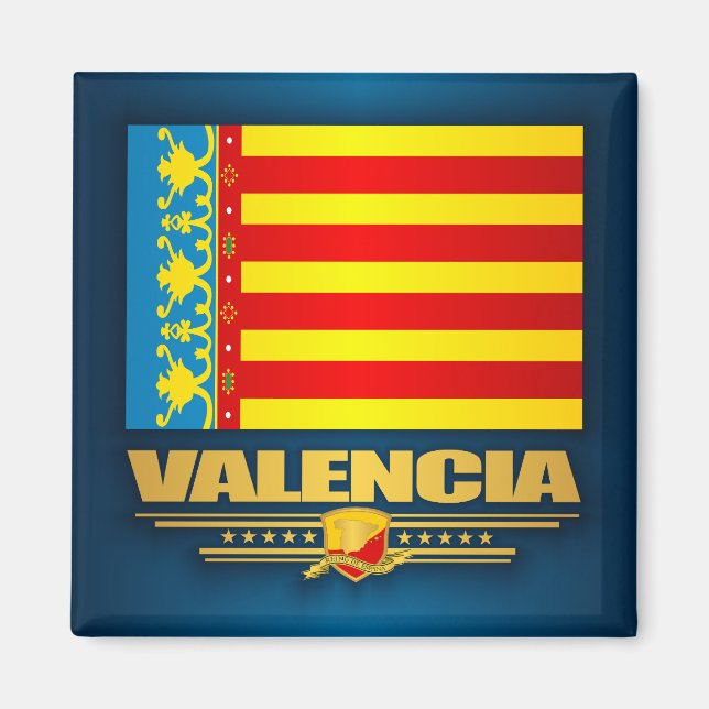 Imán Bandera de Valencia (Frente)