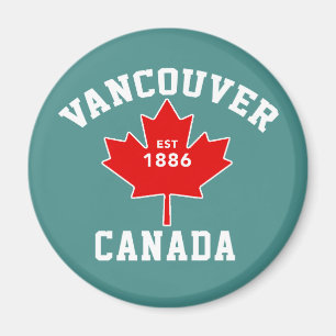 Imán Bandera de Vancouver Est 1886 Día de la Independen
