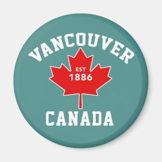 Imán Bandera de Vancouver Est 1886 Día de la Independen