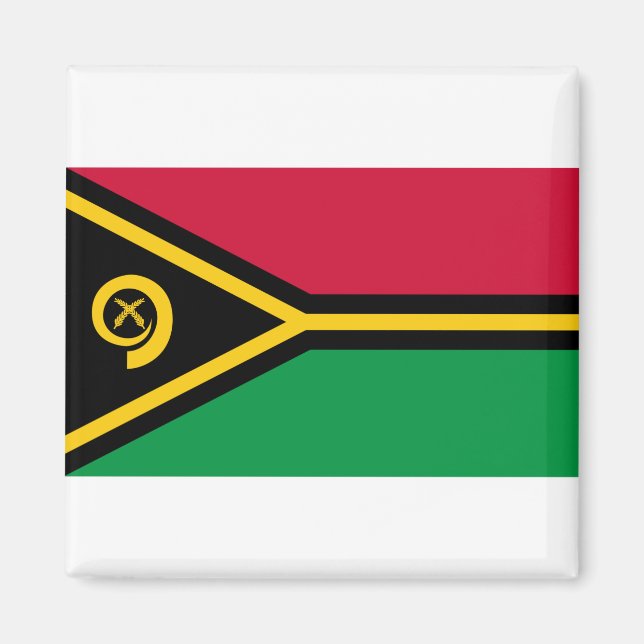 Imán Bandera de Vanuatu (Frente)