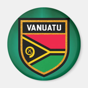 Imán Bandera de Vanuatu