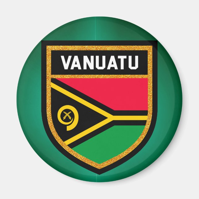 Imán Bandera de Vanuatu (Frente)