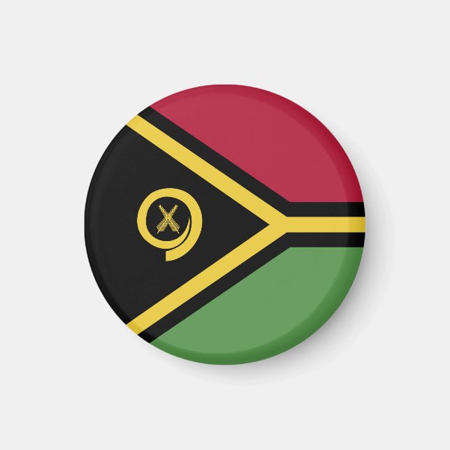 Imán Bandera de Vanuatu (Frente)