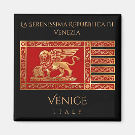 Imán Bandera de Venecia, Italia